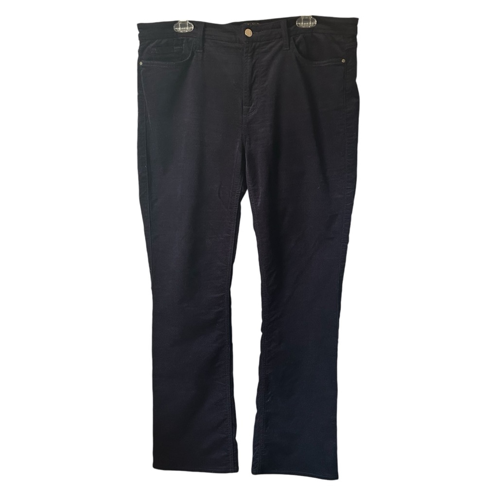 JEN 7 For All Mankind Navy Blue Corduroy Slim Boot Pants V8